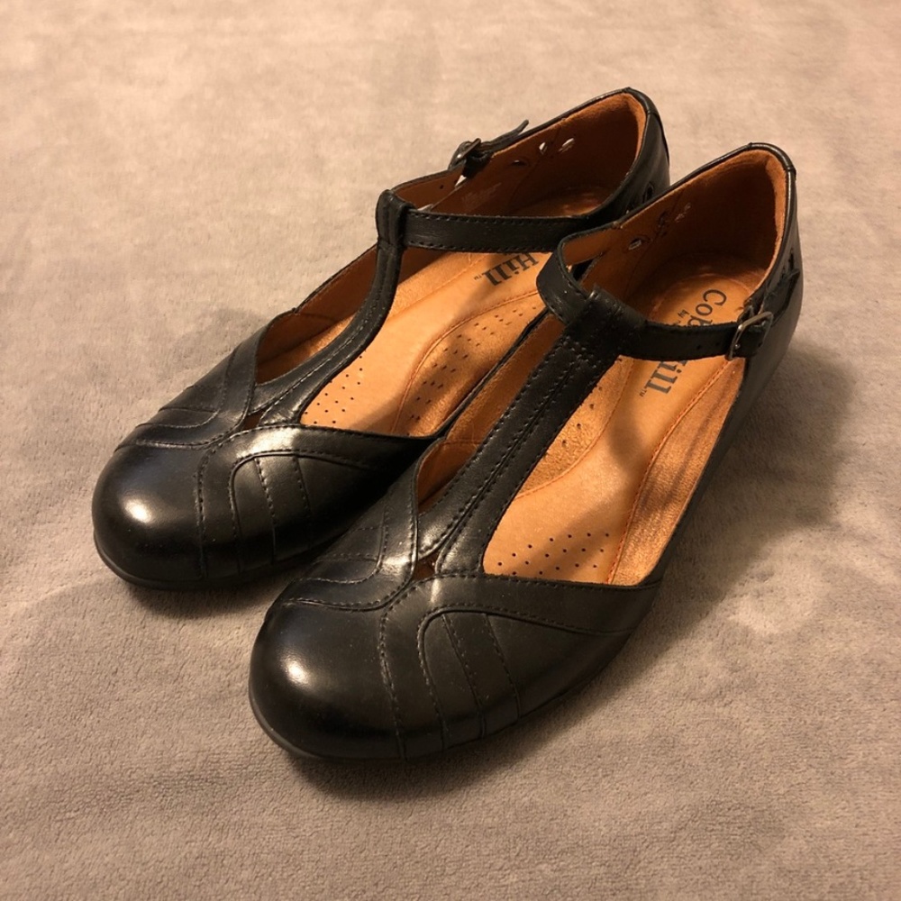 Cobb Hill Angelina black heels, size 9 M
